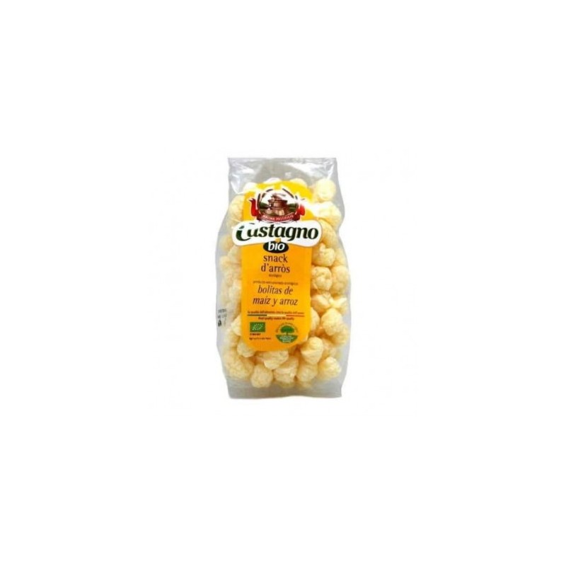 Snack de Bolitas de Maiz y Arroz ECO 50g