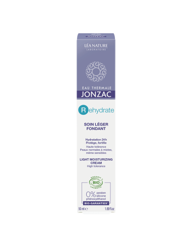 Crema ligera hidratante 50ml Jonzac - Protege y fortalece tu piel