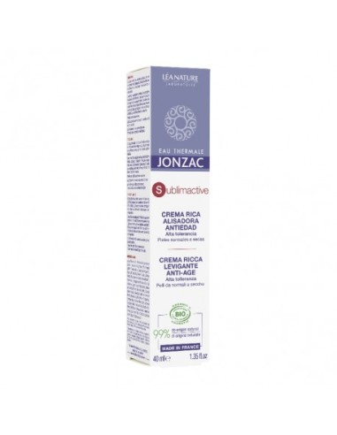 Crema rica alisadora antiedad 40ml Jonzac