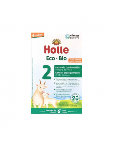 Leche de Cabra Holle Fórmula 2 (6 meses-3 años), 400 g