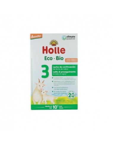 Leche de Cabra Holle Fórmula 3 (desde 10 meses), 400 g