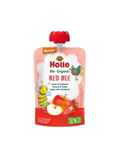 Smoothie de Manzana y Fresas, 100g, Holle