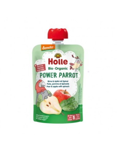 Smoothie de Pera, Manzana y Espinacas, 100g, Holle