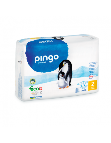 Pañales Ecológicos Pingo Talla 2 - De 3 a 6 kg