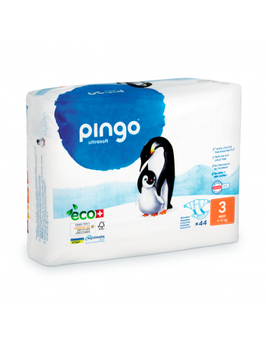 Pañales Ecológicos Pingo Talla 3 - De 4 a 9 Kg