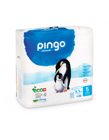 Pañales Ecológicos Pingo Talla 5 - De 12 a 25 Kg