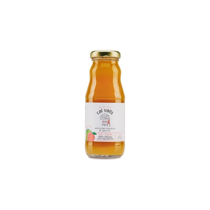 Zumo de melocotón y uva ECO 200ml