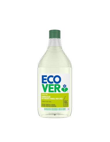 Lavavajillas desengrasante de limón y aloe vera Ecover 450 ml